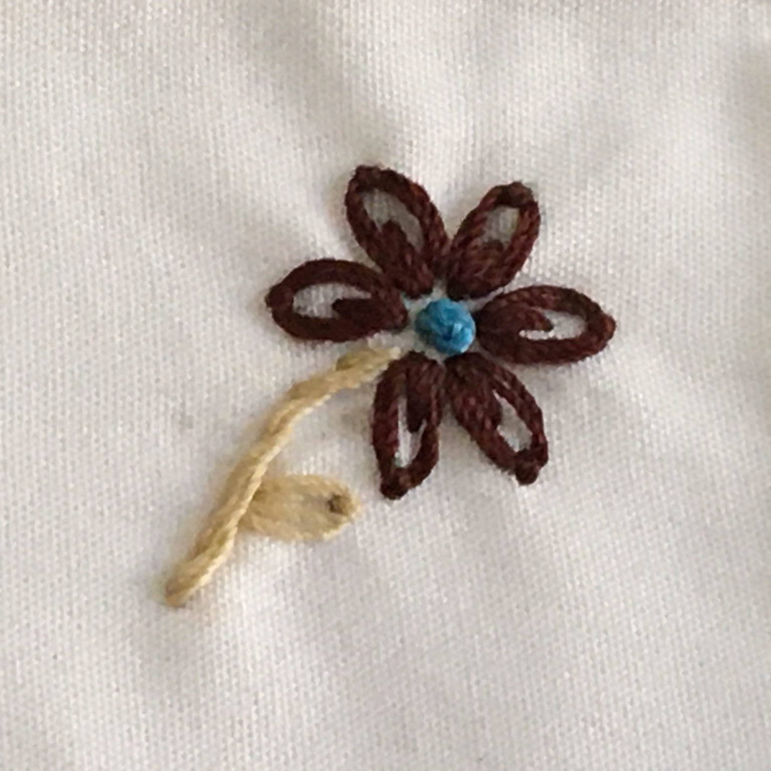 Einstecktuch mit Blume, EMBROIDERY – Bild 3