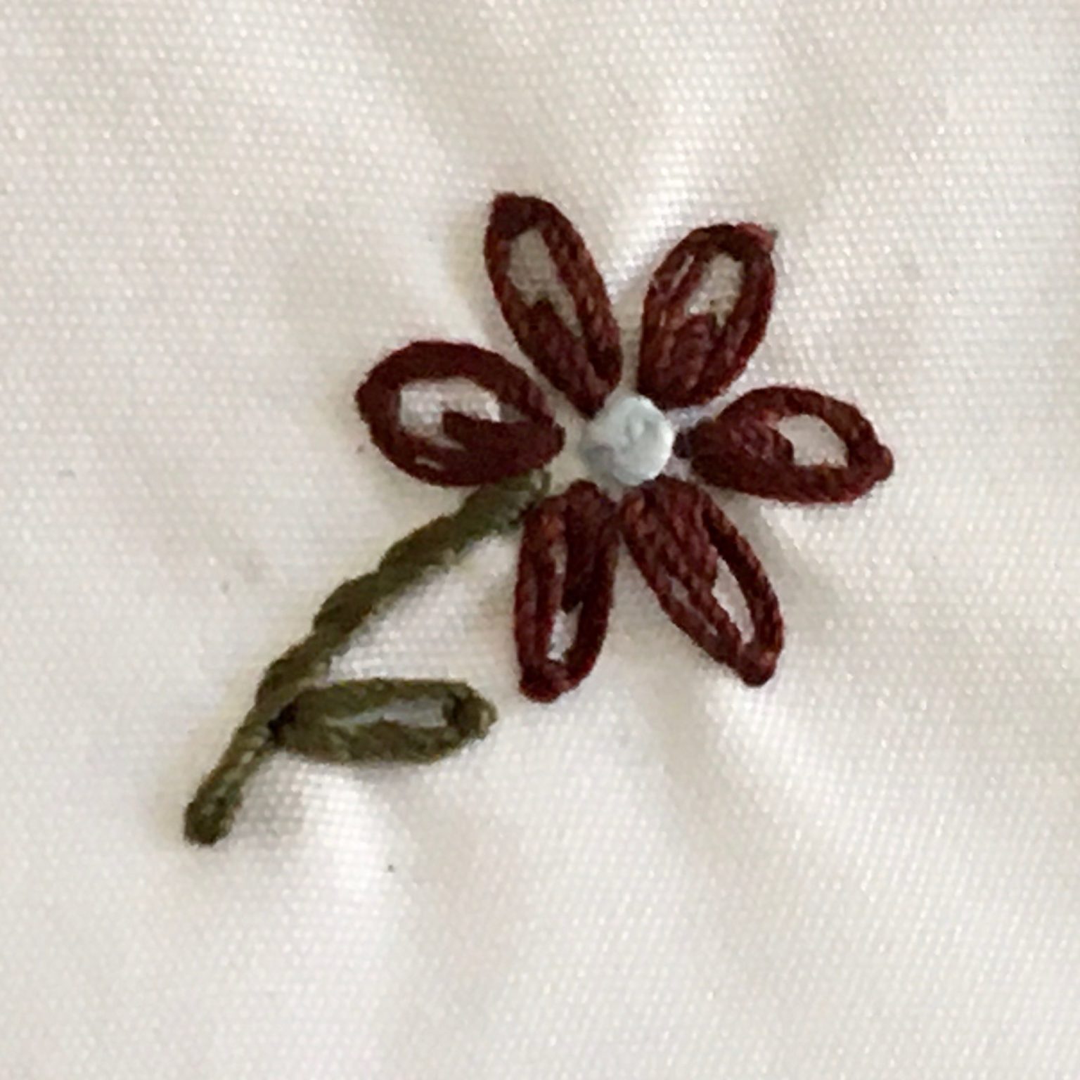 Einstecktuch mit Blume, EMBROIDERY – Bild 7